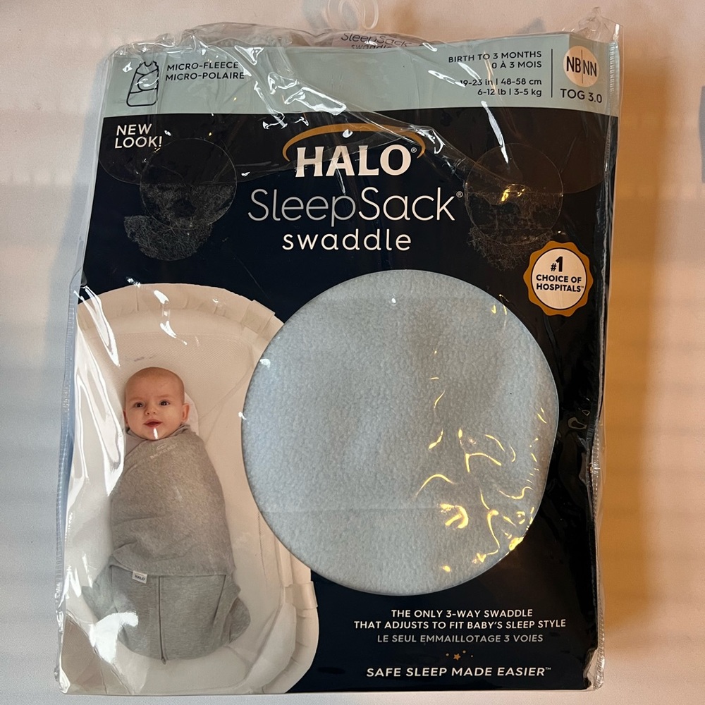 Halo sleepsack swaddle micro-fleece